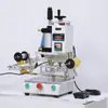 Máquina Pequena Pneumática de Hot Stamping para Desktop Máquina Automática de Hot Stamping em Rolo de Papel Máquina de Marcação a Laser em Madeira para Logo em Couro
