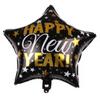 Decoración de Fiesta de Año Nuevo de 18 pulgadas Globos de Película de Aluminio Feliz Año Nuevo Botella de Vino Meteoro Globos de Papel de Aluminio Feliz Año Nuevo
