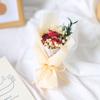 Mini Ramo de Flores Frescas, Rosas Secas, Mini Exquisito Regalo DIY, Gypsophila, Decoración de San Valentín