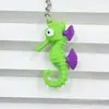 Llavero al por mayor transfronterizo nuevo serie marina colgante de muñeca caballito de mar bolsa Colgante de coche accesorios DIY