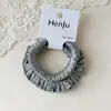 Diadema Plisada de Alta Elasticidad y Durabilidad para Mujer, Cuerda para el Cabello Pequeña Fresca de Satín que No Daña el Cabello, Accesorios para el Cabello Gomas Elásticas para Cola de Caballo Alta