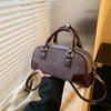 Pedido Extranjero Otoño e Invierno Retro Nicho Bolsa de Pana para Mujer 2026 Nuevo Modelo Bolso Cruzado Bolso de Mano a la Moda Bolso de Bowling