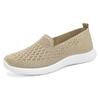 Zapatos de Mujer, Nuevos Modelos de Verano, Zapatos Casuales de Punto Volador Transfronterizos, Zapatos Transpirables de Suela Suave para Madres de Mediana Edad y Mayores