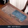 Tapete de Té Impermeable al por Mayor, Mantel de Mesa de Té, Tapete de Mesa de Té, Tapete Seco de Terciopelo de Piel de Ciervo, Accesorios para Ceremonia del Té, Caminero de Mesa Estilo Chino, Estilo Zen