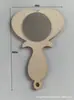 Espejo Pequeño de Madera Se Puede Pintar por Ti Mismo, Regalos DIY para Niños, Categorías de Buena Relación Calidad-Precio, Varias Formas en Stock