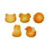 Comida creativa para jugar, patito, conejo, oso, galleta, accesorios de resina, horquilla para el pelo, cuerda para el pelo, crema, pegamento, material de carcasa de teléfono móvil