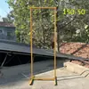 Nova Tela de Ferro Estilo Casamento Moldura Retangular Moldura de Fundo para Decoração de Palco de Casamento Moldura Quadrada Geométrica Moldura em Arco Portão de Flores