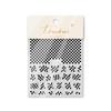 Pegatina Explosiva Tomoni Adhesiva Semipermeable Pasta para Uñas Pasta Japonesa para Uñas Color Tablero de Ajedrez Blanco y Negro Papel de Caramelo Arcoíris