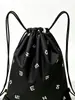 Mochila con Cordón 2026, Impermeable Engrosada, Adecuada para Clases de Entrenamiento, Viajes, Eventos, Impresión de Logo, Mochila con Cordón Versátil