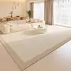 Tapete Estilo Novo 2025 para Sala de Estar, Lavável e Limpável, Tapete de Cabeceira para Quarto, Tapete de Sofá e Mesa de Centro à Prova d'Água e Resistente a Manchas de Luxo Leve