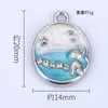 Colgante de Gato Estrella Creativo Personalizado de Venta Caliente Transfronteriza Colgante Blanco K Material de Accesorios DIY Aleación de Goteo de Aceite Venta Directa de Fábrica