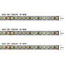 Barra de luz LED de 5 V/12 V/24 V, 2835, luz de doble temperatura de color con atenuación de tres colores, pintura decorativa de 5/8 de ancho, pintura de espejo con efecto sol