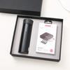 Termo con cerradura, batería externa, set empresarial, recuerdo para reuniones anuales de empresas, evento empresarial, práctico regalo en caja con logotipo.