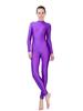 Mono Ajustado de Nylon Gimnasia Entrenamiento Yoga Adulto Ropa de Ejercicio Rendimiento Ropa de Baile Mono Moldeador de Cuerpo Manga Larga