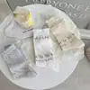 Meias Florais Frescas e Simples para Mulheres, Novo Estilo Primavera/Verão 2026, Meias Respiráveis de Malha Diamante Meia-Perna, Meias Doces com Renda e Babado