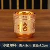 Utensílios Budistas de Cerâmica Dourada, Enfeites Transfronteiriços de Abertura Dourado Areia, Vasos, Pratos de Frutas, Utensílios Budistas, Conjunto Completo de Enfeites, Estilo Chinês