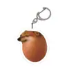 Transfronterizo Nuevo 2Dcheems Expresión Inútil Perro Escultura de Arena Shiba Inu Musculoso Malvado Divertido Llavero Acrílico