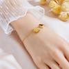 Pulseira Meichen, Estilo Europeu e Americano, Cor Dourada 18K, Não Desbota, Simples e Versátil para Mulheres, Estilo Ins, Personalizada, Moderna, Luxo Leve, Joias Transfronteiriças