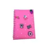 Conjunto de Caderno de Silicone DIY: Caderno Criativo Tendência de Alto Valor, Caderno Fofo e Simples com Furos