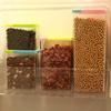Tarro de Almacenamiento de Grado Alimenticio Cereales Snacks Dulces Plástico Silicona Caja Sellada Cereales Cereales Tapa Tarro de Almacenamiento