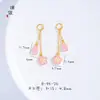 Tienda de Oro Mismo Estilo Oro de Arena Vietnamita Nuevo Estilo Chino Rosa Antiguo Melocotón Flor de Durazno Curva Mariposa Pulsera DIY Tejida a Mano Mujeres