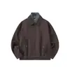 Northbound Ropa para Hombre 2026 Otoño Nuevo Chaqueta Simple de Trabajo para Viaje al Trabajo para Hombre con Diseño de Cuello Patchwork Abrigo Harrington