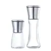 Molinillo de pimienta de acero inoxidable 304 para el hogar, botella para moler pimienta y sal marina, botella de vidrio para condimentos, molinillo manual, transfronterizo