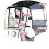 Nuevo modelo de toldo para vehículo eléctrico, desmontable, totalmente plegable y retráctil, protección contra el viento y la lluvia para motocicletas eléctricas