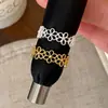 Anel Elegante e Simples de Flor Vazada com Design de Nicho, Moderno e Fashion, Sensação de Alto Padrão, Acessório Diário Personalizado