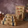 Caja de Almacenamiento Falsa de Libro de Poker Caja de Almacenamiento de Prop de Magia de Libro Artificial Decoración de Acabado para el Hogar Caja de Regalo Adornos