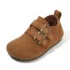 Sapatos Infantis Birkenstock 2026 Nova Coleção Primavera e Outono Sapatos Pequenos de Couro para Meninas Mocassins Retrô para Meninos Sapatos de Bebê com Sola Macia Unitário