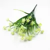 Vasos Mini para Plantas Verdes, Cercas Divisórias, Decorações de Paisagismo, Flores Artificiais, Arranjos de Flores, Samambaias, Folhas de Eucalipto, Grama Plástica