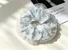 Scrunchies etéreos em estoque para atacado, scrunchies de renda, scrunchies estilo preguiçoso, elásticos de cabelo