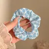 Goma para el pelo azul para mujer, tamaño grande, alta elasticidad, nuevo y elegante accesorio para el pelo de alta gama 2025