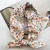 Pañuelo pequeño cuadrado de algodón y lino 55 cm Japonés y coreano artístico combinable para todo temporada de primavera y otoño pañuelo decorativo elegante algodón puro moda cinta para el pelo