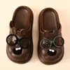 Zuecos Personalizados para Mujer Estilo Nuevo Venta al por Mayor Modernos Lindos Originales DIY Sandalias de Media Tira Cerradas de Punta Gruesa