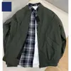 Chaqueta aviador minimalista estilo americano para hombre, abrigo versátil vintage de calle para primavera y otoño, chaqueta de béisbol holgada informal de moda