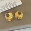 Novos Produtos de Comércio Exterior Transfronteiriço, Brincos de Clipe Texturizados, Brincos de Nicho Modernos de Alta Qualidade, Brincos Versáteis Elegantes Retrô
