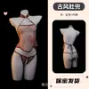 Lingerie noturna, sexy e sedutora, pura e doce, faixa bordada cativante para a barriga, sedutora e charmosa, fecho com botão de pérola