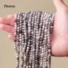 Cuentas Redondas de Cristal Pulsera Larga Semi-terminada Pulsera de Cuentas Redondas Sueltas de Ágata Cuentas Espaciadoras Cadena de Cuentas DIY Accesorios de Joyería Artículo Caliente