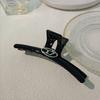 Pinza para el cabello estilo Chanel retro fresco grande de alta gama dulce elegante clip lateral accesorios para el cabello para mujeres