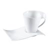 Taza de café de cerámica, juego de taza de café de porcelana blanca pura, taza y platillo creativos europeos, taza de té negro británico, taza y platillo de té con leche