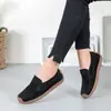 Zapatos Mocasines para Mujer de Piel de Ante Slip on Mocasines Zapatos Planos Transpirables Ligeros Zapatos Náuticos