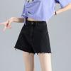 Shorts de Mezclilla para Mujer para Verano 2021 Nueva Llegada Estilo Coreano Cintura Alta Simples Favorecedores Pantalones Tipo Falda Corta Sueltos Adelgazantes Hot Pants