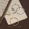 Brincos de Argola com Fio Metálico 2025 Novo Estilo Quente Brincos de Moda Luxo Acessível Personalizados