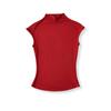 Playera Chica Sexy 2025 Hombro Derecho para Mujer Elástica Sexy Slim Verano Nuevo Estilo Mangas Cortas de Vuelo Cuello Alto Top de Manga Corta