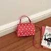 Bolso Pequeño Cuadrado Casual de Moda 2026 Otoño Nuevo Elegante Moderno Bolso de Hombro Único Cruzado Mini de Lunares para Mujer