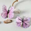 Mariposa Flor Cabeza de Flor Floral Simulada Headdress Floral DIY Pasador Estéreo Pendientes de Flor Estilo Chino Retro Accesorios para el Cabello Accesorios Materiales