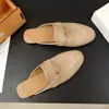 Sapatos Slip-On Femininos para Uso ao Ar Livre, Nova Moda Primavera 2026 Versátil Couro Macio Solado Macio Sapatos Planos Slip-On para Mulheres