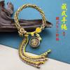 Pulsera thangka de la Madre de la Gracia Verde Zakiram Manjusri de la riqueza, cuerda de reencarnación estilo Xizang, cuerda de mano tejida a mano Xizang
